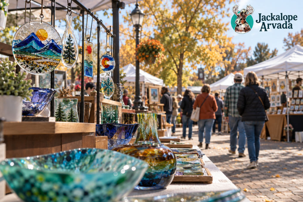 AI-created editorial scene for Jackalope Arvada, with its published show or organizer mark.