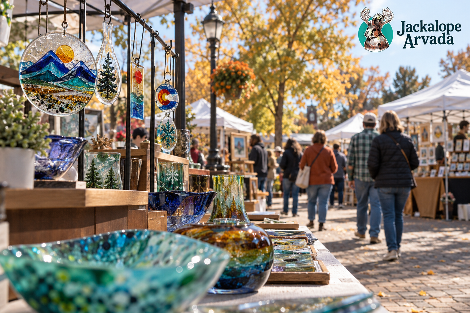 AI-created editorial scene for Jackalope Arvada, with its published show or organizer mark.