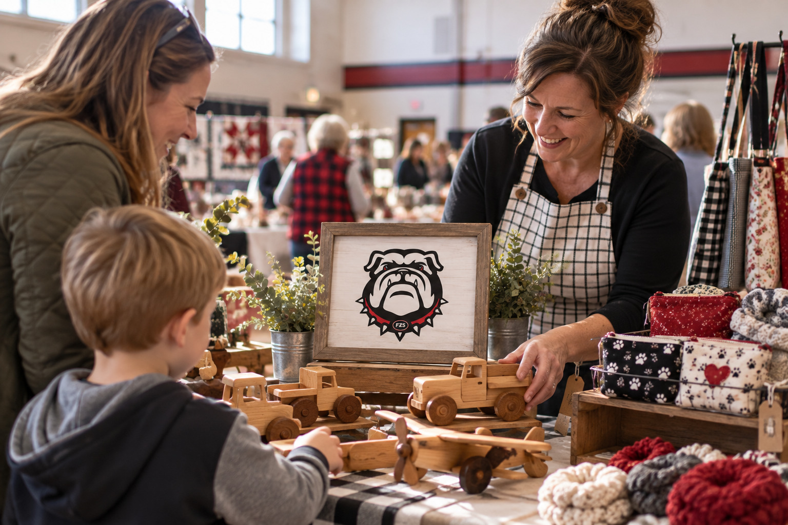 Created editorial scene for FZS Craft Show with its official event or organizer branding.