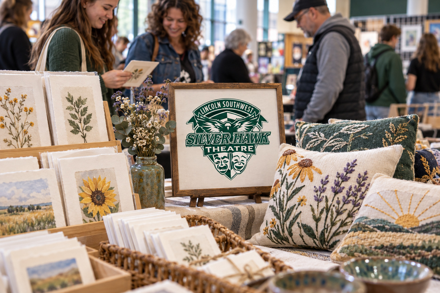Created editorial scene for Lincoln Southwest Fine Arts & Crafts Fair with its official event or organizer branding.