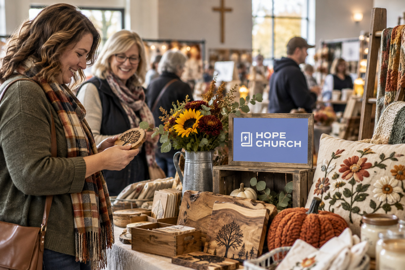 Created editorial scene for Fall Craft/Vendor Festival with its official event or organizer branding.