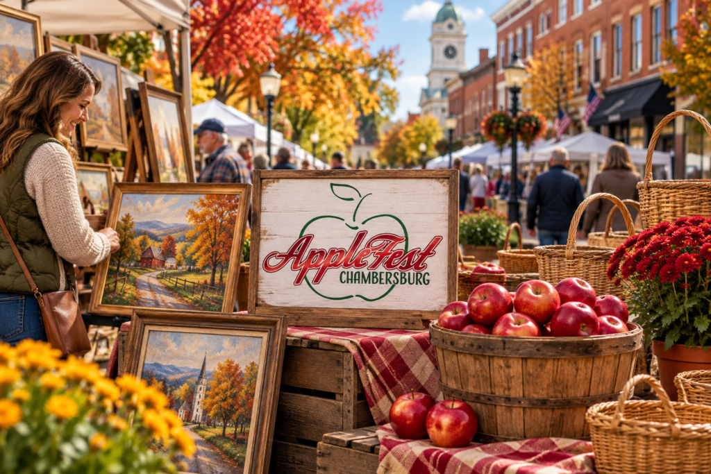Created editorial scene for Applefest with its official event or organizer branding.