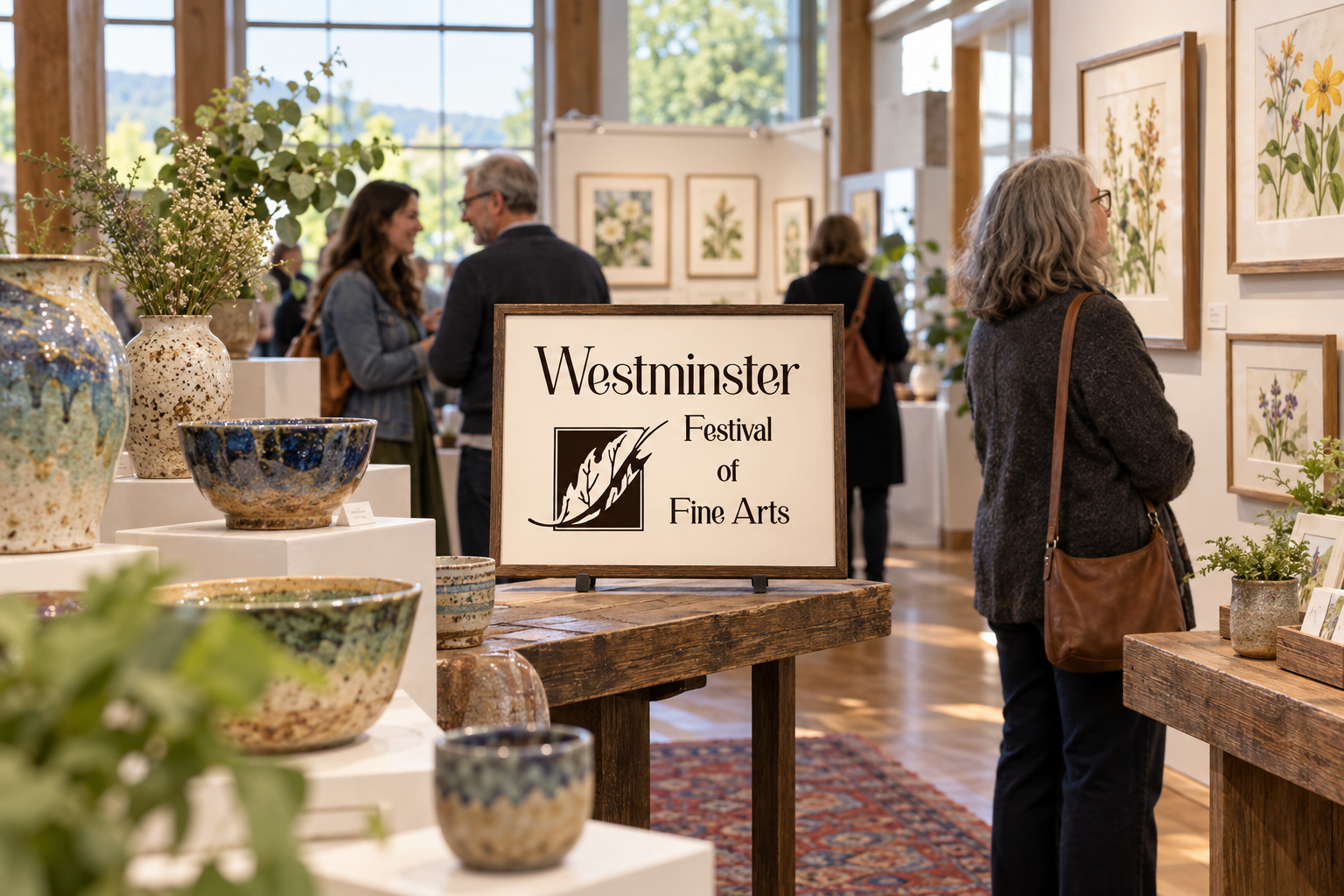 Created editorial scene for Westminster Festival of Fine Arts with its official event or organizer branding.