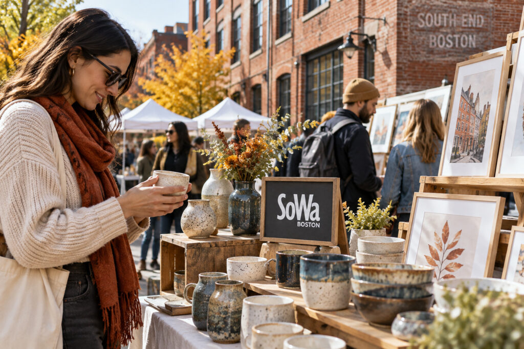Created editorial scene for Sowa Open Market - October with its official event or organizer branding.