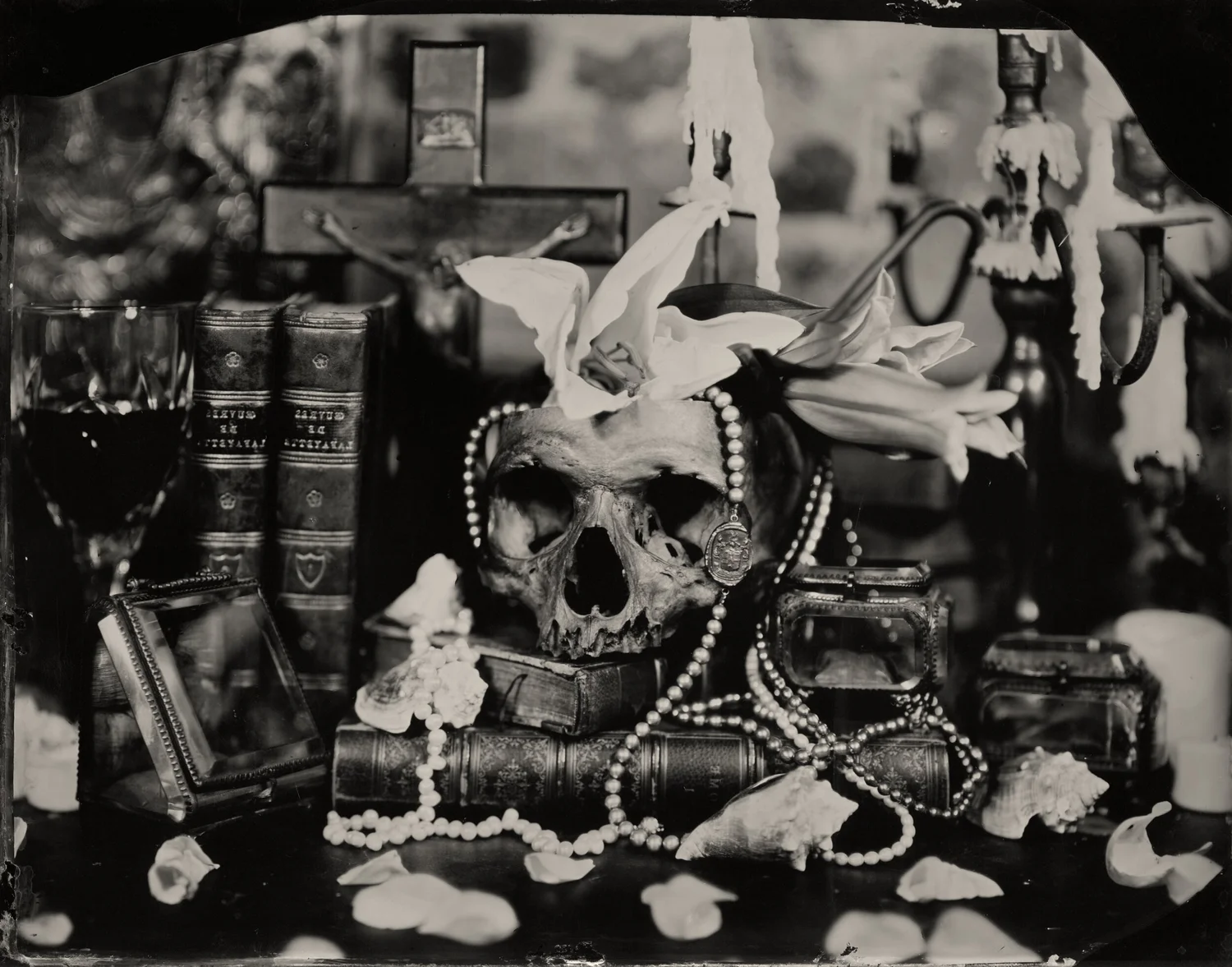 Omnia Vincit Amor (Love Conquers All), tintype by Paige Whitcomb